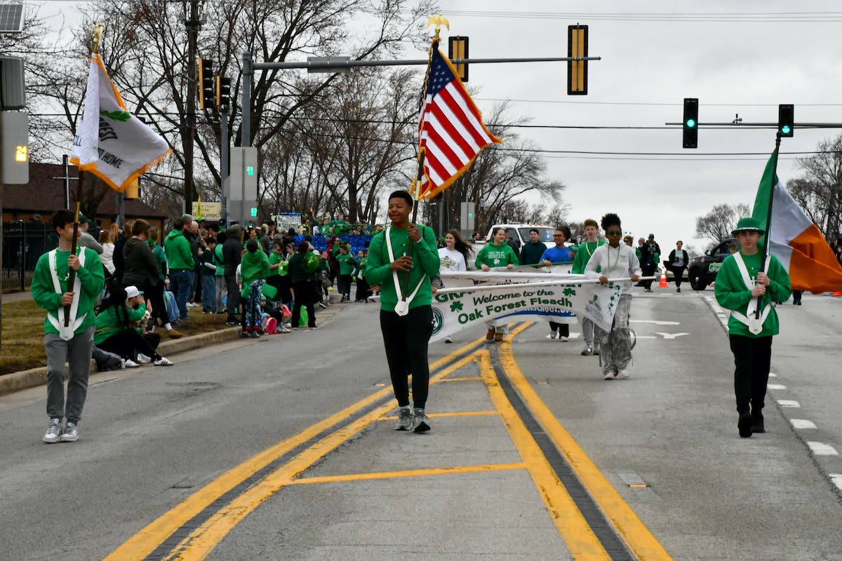 Central Avenue Splashed Green For Oak Forest Fleadh | Oak Forest, IL Patch
